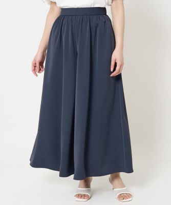 MK MICHEL KLEIN（Women/小さいサイズ）/エムケーミッシェルクラン 【小さいサイズ】リラクシーワイドシルエットパンツ/洗える