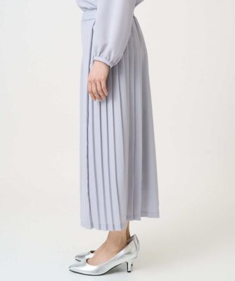 小さいサイズ】サイドプリーツガウチョパンツ／洗える | MK MICHEL