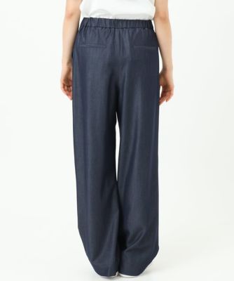 小さいサイズ】［SANAGARAシリーズ］デニムライク ワイド