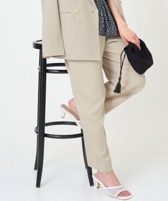 ＜MK MICHEL KLEIN（Women/小さいサイズ）＞【小さいサイズ】［ＵＶカット／接触冷感／防シワ／通気性／洗濯機で洗える］テーパードパンツ