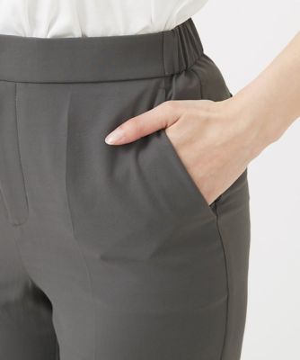 小さいサイズ】ストレッチテーパードパンツ／UVカット／接触冷感