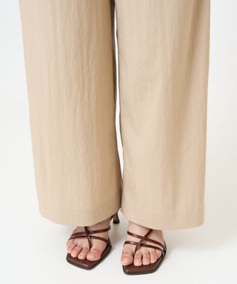 小さいサイズ】リラクシーワイドパンツ／接触冷感／洗える | MK MICHEL