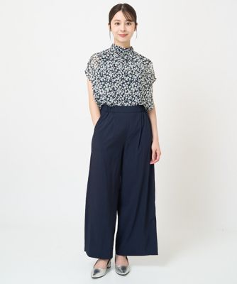 小さいサイズ】リラクシーワイドパンツ／接触冷感／洗える | MK MICHEL