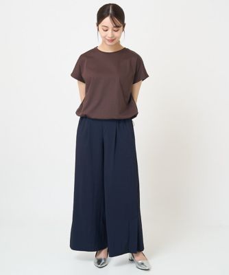 小さいサイズ】リラクシーワイドパンツ／接触冷感／洗える | MK MICHEL