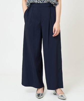 小さいサイズ】リラクシーワイドパンツ／接触冷感／洗える | MK MICHEL