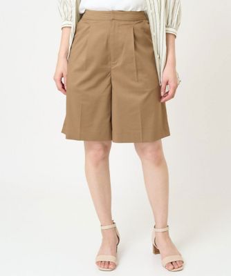 ＜MK MICHEL KLEIN（Women/小さいサイズ）＞【小さいサイズ】ベーシックツイルショート丈パンツ／洗える