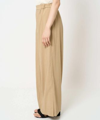 小さいサイズ】リラクシーワイドパンツ／UVカット／接触冷感／洗える