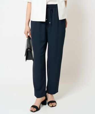 ＜MK MICHEL KLEIN（Women/小さいサイズ）＞【小さいサイズ】リラックステーパードパンツ／接触冷感／洗える