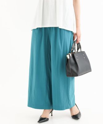 小さいサイズ】［接触冷感／洗える］リラクシーワイドパンツ | MK
