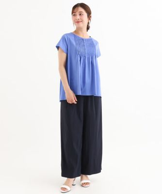 小さいサイズ】［接触冷感／洗える］リラクシーワイドパンツ | MK