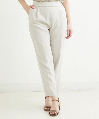 ＜MK MICHEL KLEIN（Women/小さいサイズ）＞【小さいサイズ】Ｒｅｆｌａｘストレッチテーパードパンツ／洗える