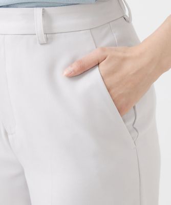 【小さいサイズ】ワイドストレートパンツ／洗える
