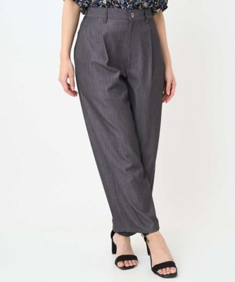 小さいサイズ】ソフトデニムライクバレルパンツ／洗濯機で洗える | MK