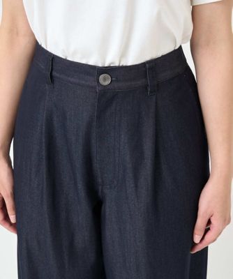 小さいサイズ】ソフトデニムライクバレルパンツ／洗濯機で洗える | MK