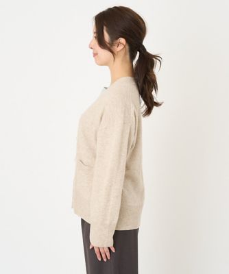 【小さいサイズ】ａｉｒｗｏｏｌニットカーディガン