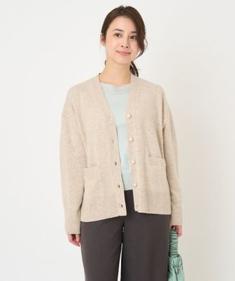 【小さいサイズ】ａｉｒｗｏｏｌニットカーディガン