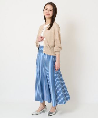 【小さいサイズ】シアーメッシュニットカーディガン