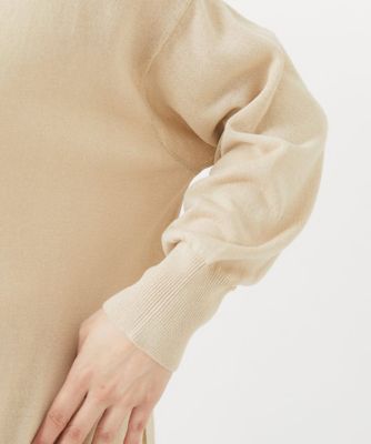 【小さいサイズ】ミドル丈ペーパーヤーンニットカーディガン/UVカット/洗える 小さいサイズ】ミドル丈ペーパーヤーンニットカーディガン／UV