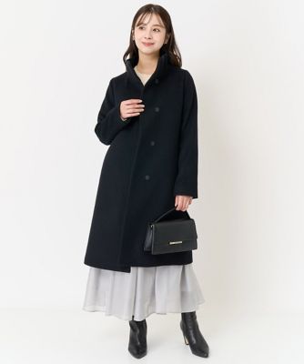 【小さいサイズ】Ｓｕｐｅｒ１００ｓウールスタンドカラーコート