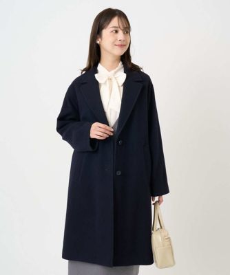 小さいサイズ】エアリアルウール チェスターコート | MK MICHEL KLEIN