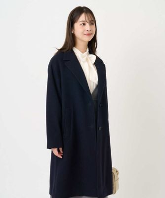 小さいサイズ】エアリアルウール チェスターコート | MK MICHEL KLEIN