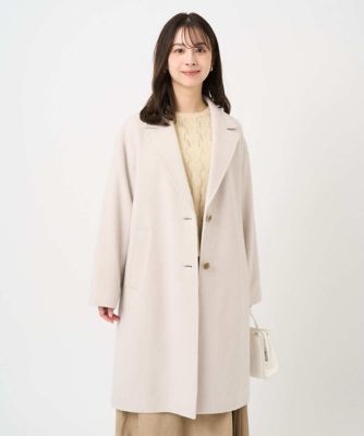 小さいサイズ】エアリアルウール チェスターコート | MK MICHEL KLEIN