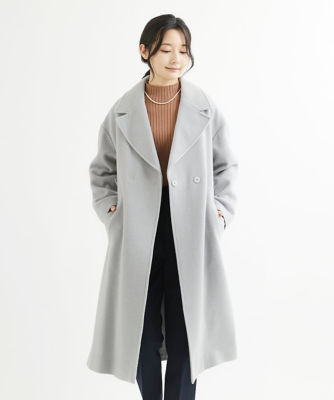 小さいサイズ】ロングチェスターウールコート | ファッション・服