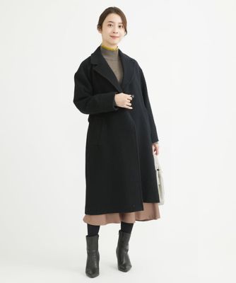 【小さいサイズ】ロングチェスターウールコート