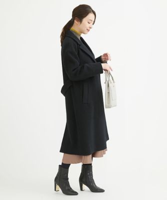 【小さいサイズ】ロングチェスターウールコート