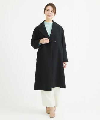 【小さいサイズ】ロングチェスターウールコート