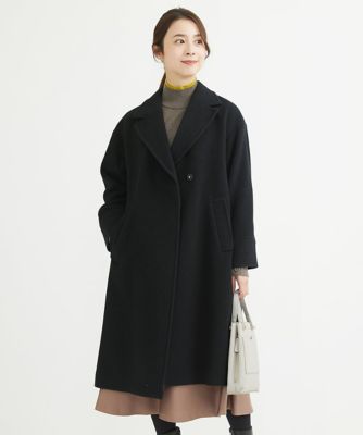 【小さいサイズ】ロングチェスターウールコート