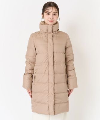 【小さいサイズ】ベーシックタフタロングダウンコート