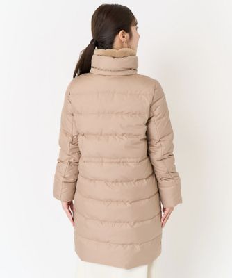 【小さいサイズ】ベーシックタフタロングダウンコート