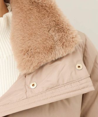 【小さいサイズ】ベーシックタフタロングダウンコート