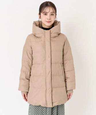 【小さいサイズ】ベーシックタフタミドルダウンコート