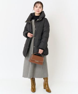 【小さいサイズ】ベーシックタフタミドルダウンコート