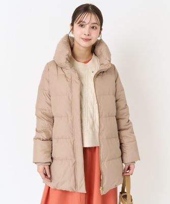 ＜MK MICHEL KLEIN（Women/小さいサイズ）＞【小さいサイズ】ベーシックタフタミドルダウンコート