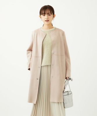 Sサイズ　コート CTHY ステンカラーコート コート 2wayメルトンオーバーサイズ