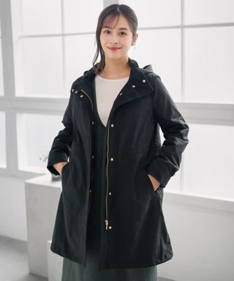 小さいサイズ】ダウンライナー付きマルチwayモッズコート／撥水加工