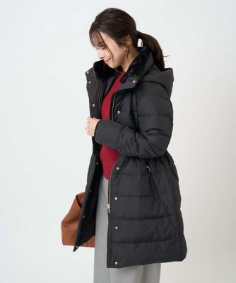 小さいサイズ】ベーシックタフタ ロングダウンコート／撥水加工 | MK