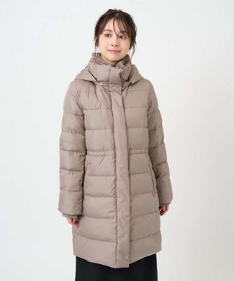小さいサイズ】ベーシックタフタ ロングダウンコート／撥水加工 | MK
