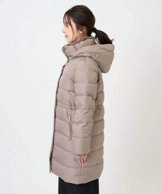 小さいサイズ】ベーシックタフタ ロングダウンコート／撥水加工 | MK
