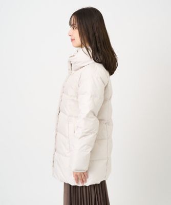 小さいサイズ】ベーシックタフタ ミドルダウンコート／撥水加工 | MK