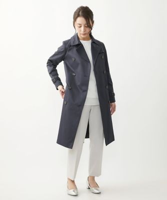 小さいサイズ】ベーシックトレンチコート／はっ水加工・防花粉