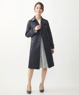 小さいサイズ】ベーシックトレンチコート／はっ水加工・防花粉