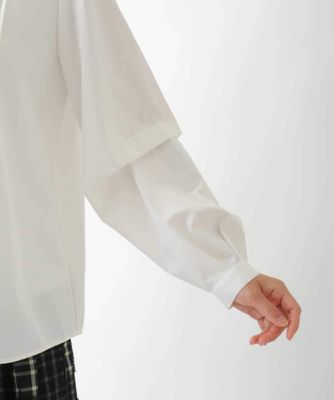 小さいサイズ】ピンタックコンシャスブラウス | HIROKO BIS（Women