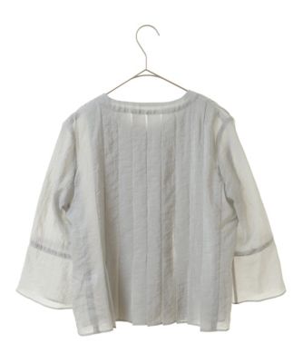 【小さいサイズ／セットアップ対応】タックプリーツブラウスジャケット