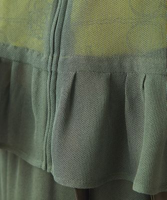 【小さいサイズ】フレアヘムシアーメッシュブルゾン