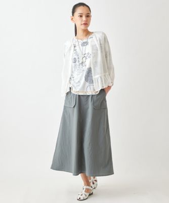 【小さいサイズ】フレアヘムシアーメッシュブルゾン