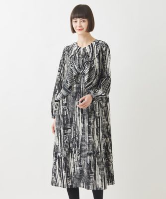 【小さいサイズ】グレンチェックフリルアクセントワンピース